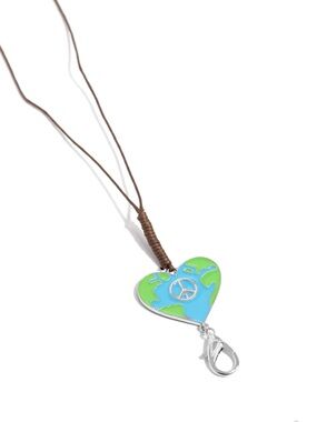 Earthy Evolution Blue Lanyard